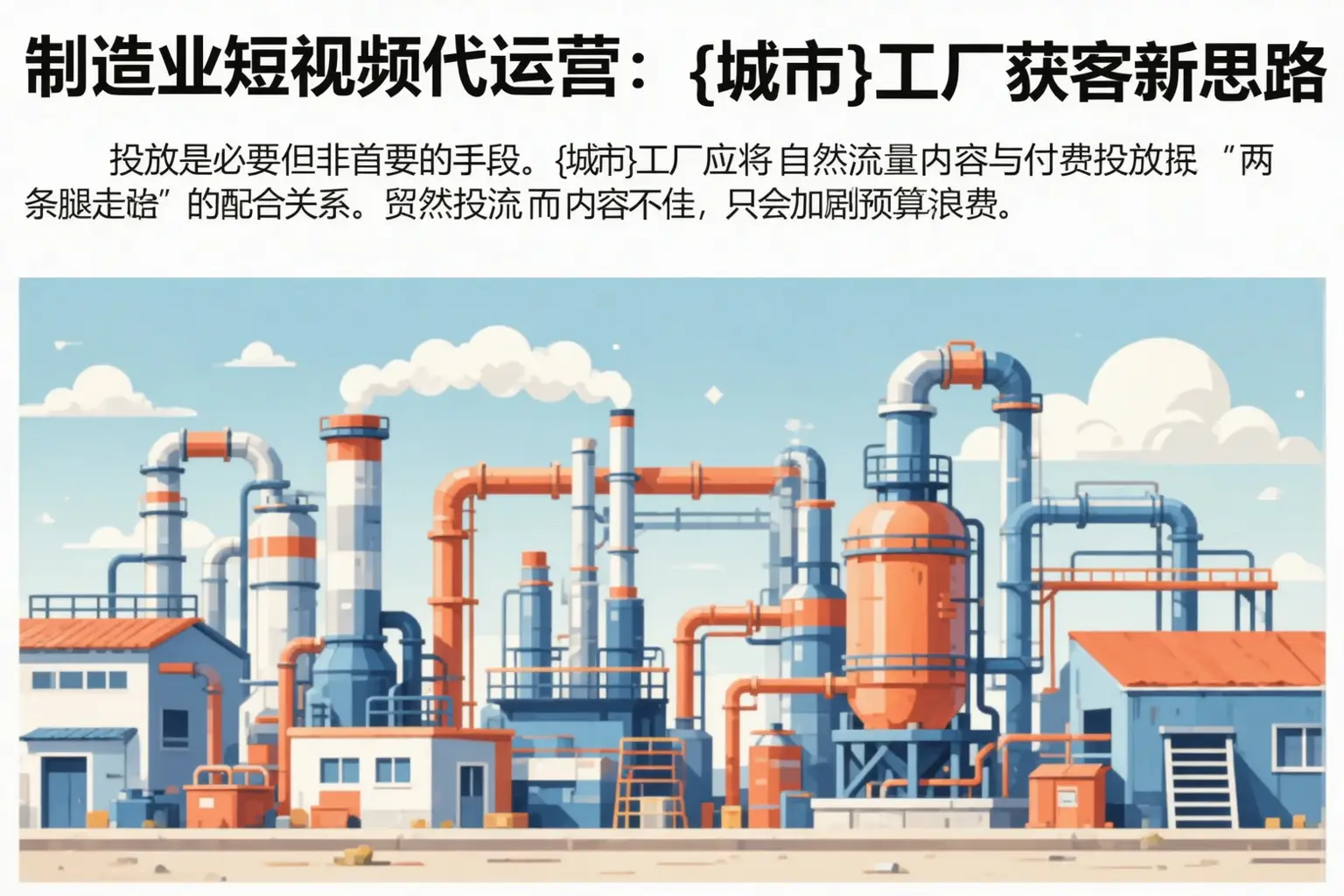 制造业短视频代运营:诏安工厂获客新思路